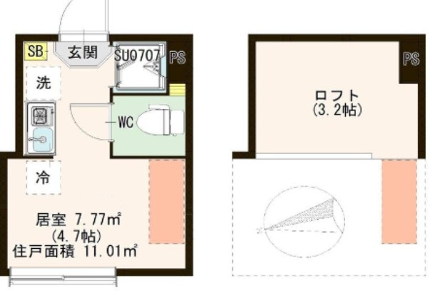 クレセール新小岩の間取り