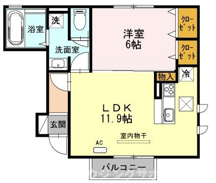 DヴェルジェⅤの間取り