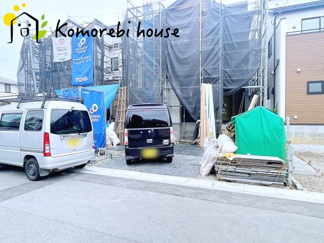 北足立郡伊奈町寿2丁目　新築一戸建て　ブルーミングガーデン　04の駐車場|26.9.19