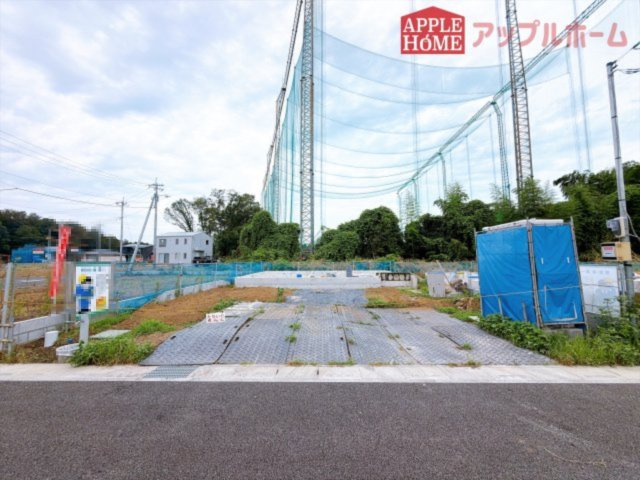 [新築住宅] 東松山市石橋 7期 全6区画の前面道路含む現地写真|9/3　撮影