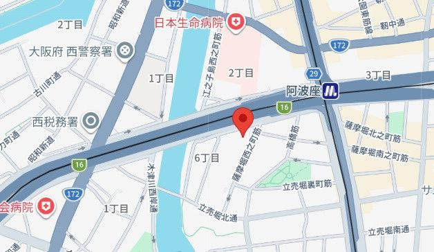 プレサンス立売堀パークシティの駐車場
