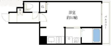 プレサンス立売堀パークシティの間取り