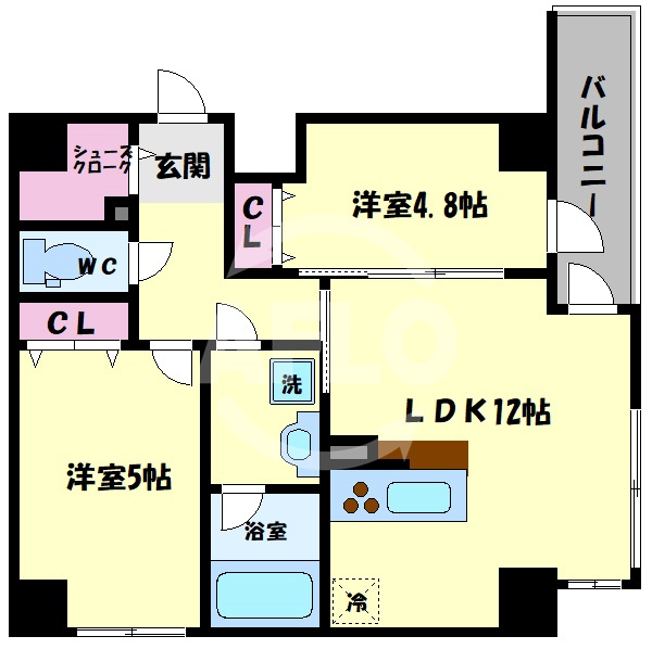 Lavart森ノ宮の間取り|Lavart森ノ宮　間取り