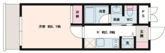 コンフォート桜新町の間取り|間取りです。