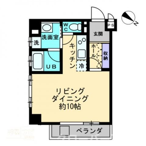 Ｌｅ´a ｏｌｉｖｅ中央通りの間取り|間取図