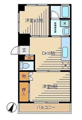 ハイムモリヤ の間取り