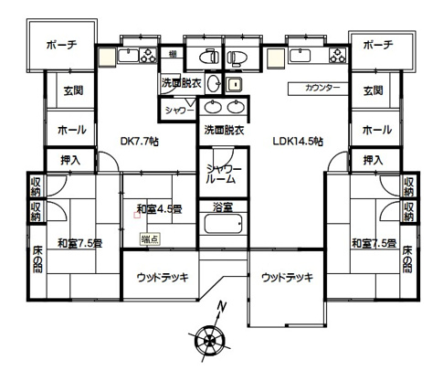 【間取り】 | 大室高原別荘地　戸建