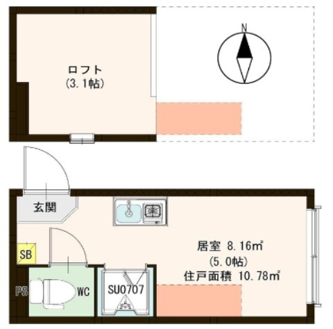 ハーモニーテラス新小岩Ⅱの間取り