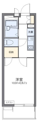 レオパレスディンの間取り