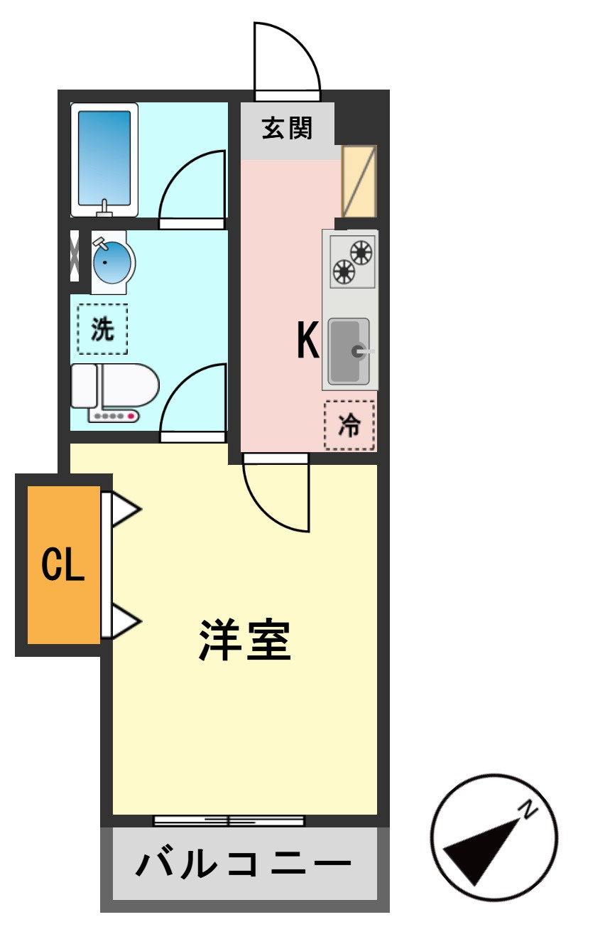 サンタコーポの間取り
