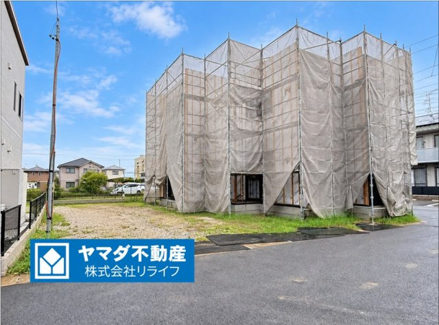 新築戸建　大垣市本今　全２区画分譲の外観|「現地（2026年10月5日）撮影」　
■外観写真　
■ヤマダ不動産　株式会社リライフ　