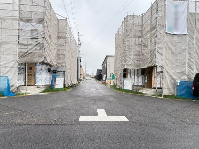新築戸建　大垣市本今　全２区画分譲の外観|「現地（2026年10月5日）撮影」　
■全体写真　
■ヤマダ不動産　株式会社リライフ　
