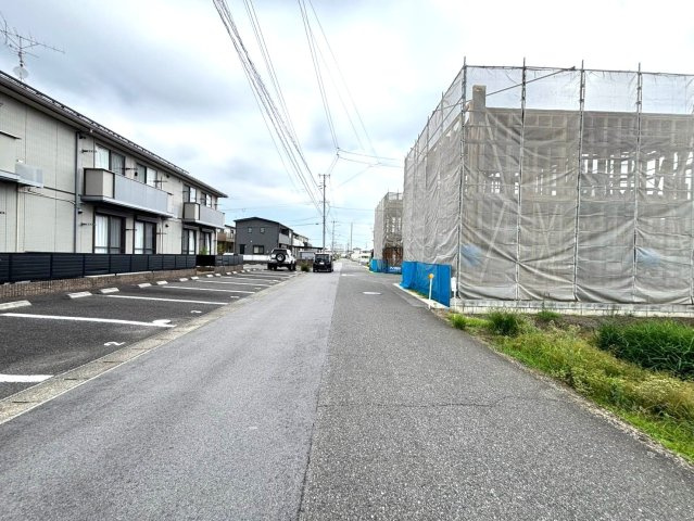 新築戸建　大垣市本今　全２区画分譲の前面道路含む現地写真|「現地（2026年9月1日）撮影」　
■前面道路　
■ヤマダ不動産　株式会社リライフ