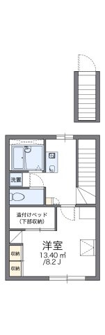 レオパレスグリーンハウスⅤの間取り