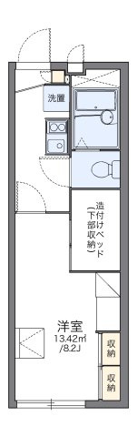 レオパレスはしば２の間取り