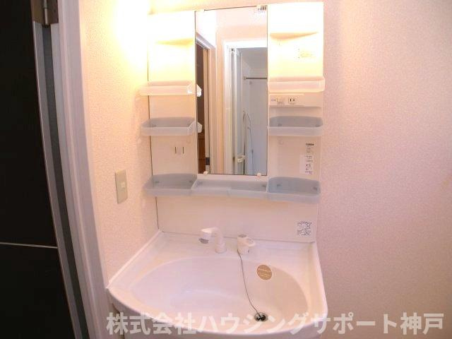 柚垣様戸建Ⅱの独立洗面台