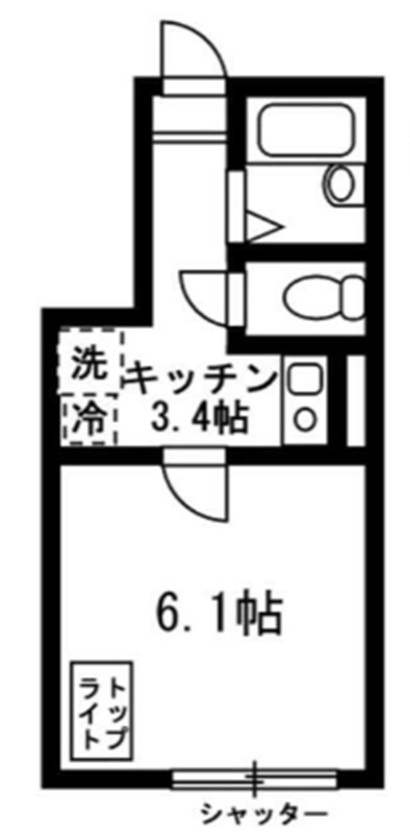池上駅1人暮らしの間取り|間取り
