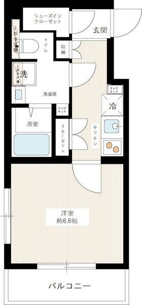 ルクシェール常盤台.AZの間取り|間取りです。