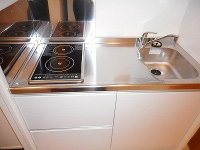 クレイノリンクスのキッチン|シンク広めのため料理快適です♪