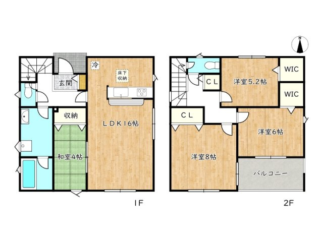 【間取り】 | 相生市古池本町第3／全1棟