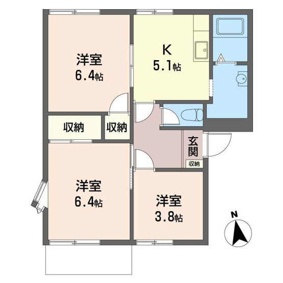 【間取り】 | メゾン　丸宮　Ａ