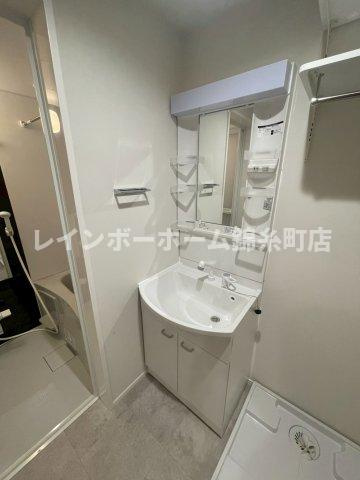 GRADUS西船橋の独立洗面台|※建築中のため同施工参考写真となります。