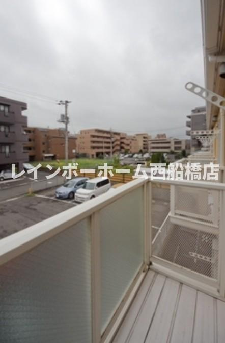 クレインハウス妙典のバルコニー