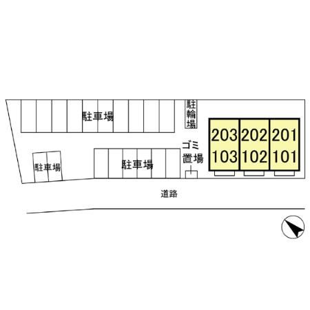 サンボナールの区画図