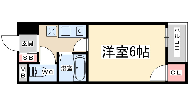 【間取り】 | サンロイヤル柴島パート5