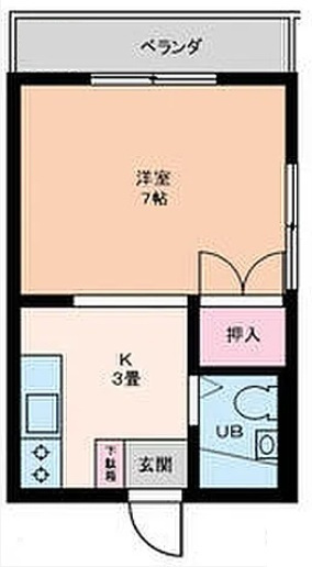 ハイツことぶきの間取り|間取りです。