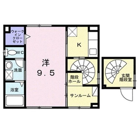 サンシャイン　ヴィラの間取り
