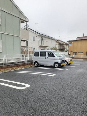 ベルオーブの駐車場