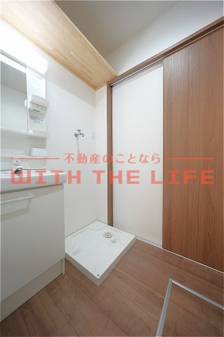 GarageHouse Pit-In Shirayama（ガレージハウスピットインシラヤマ）の洗面所|使いやすい洗面所です