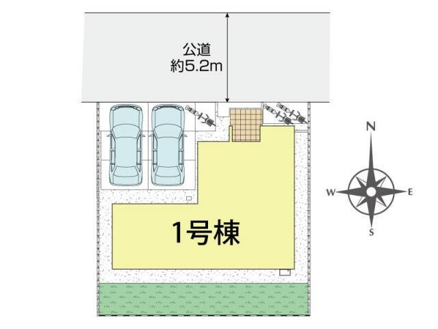 岡山市中区乙多見の新築一戸建の間取り|岡山市中区乙多見2期1棟 区画図