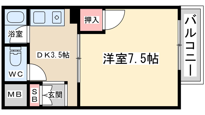 【間取り】 | サンロイヤル柴島パート5