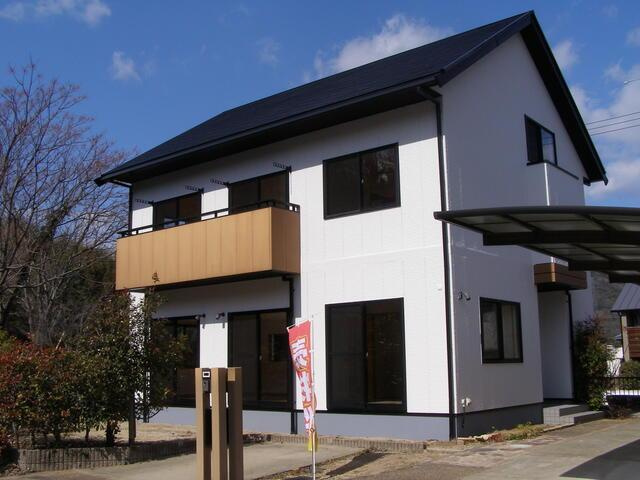 岡山市中区土田の中古一戸建の外観|外部は塗装済みです。（屋根、…