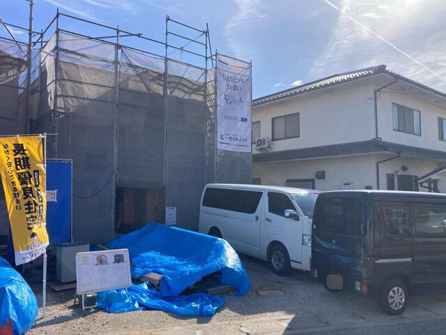 岡山市中区山崎の新築一戸建の前面道路含む現地写真|毎日がもっと特別になる場所（…