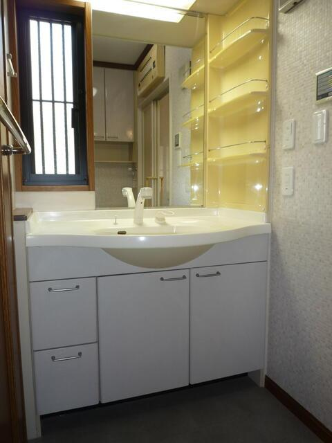 岡山市中区湊の中古一戸建の独立洗面台