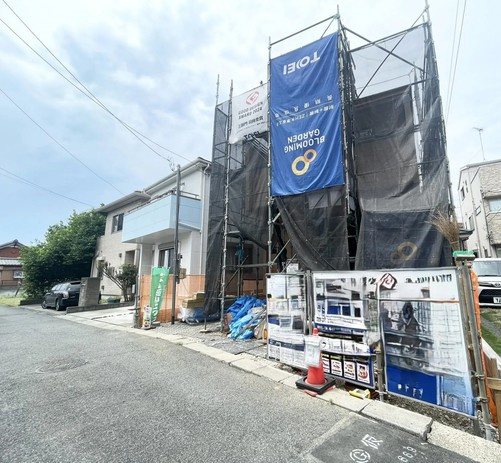 久喜市西の前面道路含む現地写真