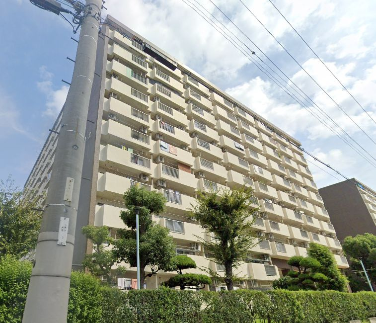 すみれ橋第1コーポ2号棟　関目東小学校区の外観|すみれ橋第1コーポ2号棟　外観