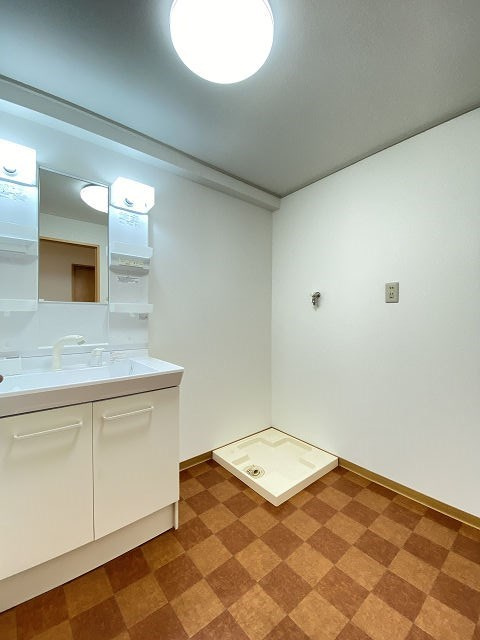 尼崎市東園田町２丁目の賃貸マンションの洗面所