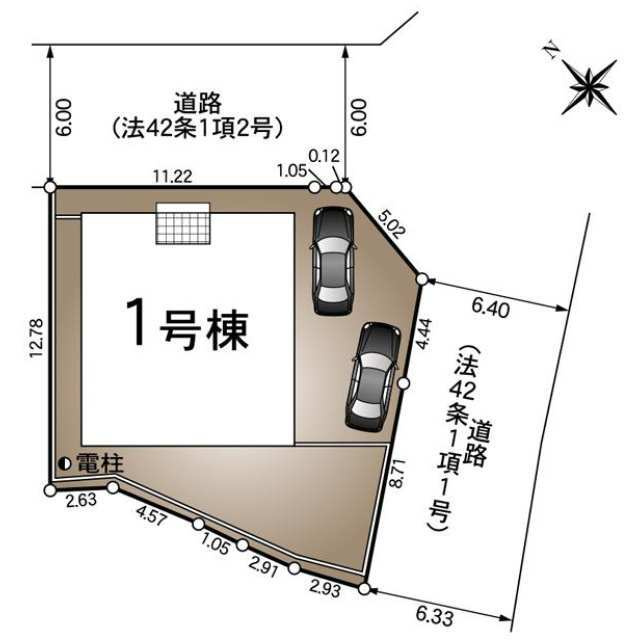クレイドルガーデン山口市宮野下 第9の区画図