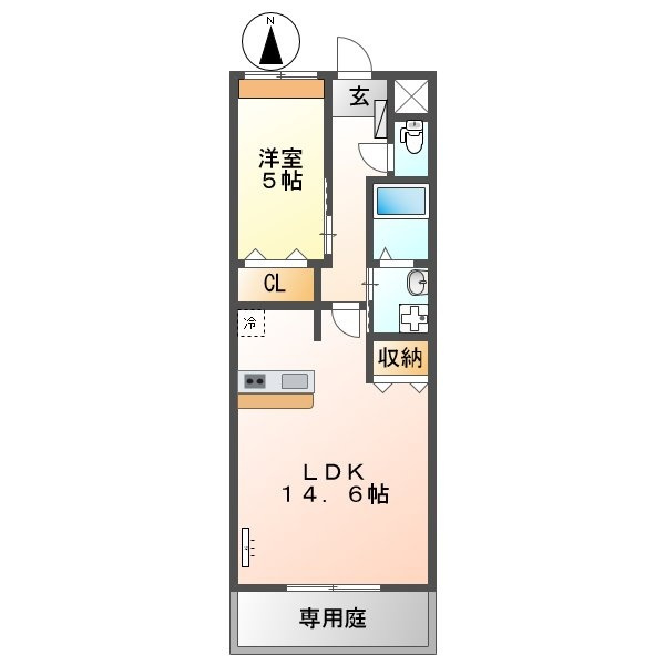 エスト八王寺の間取り