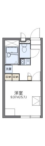 レオパレスホウセイ豊四季Ⅱの間取り