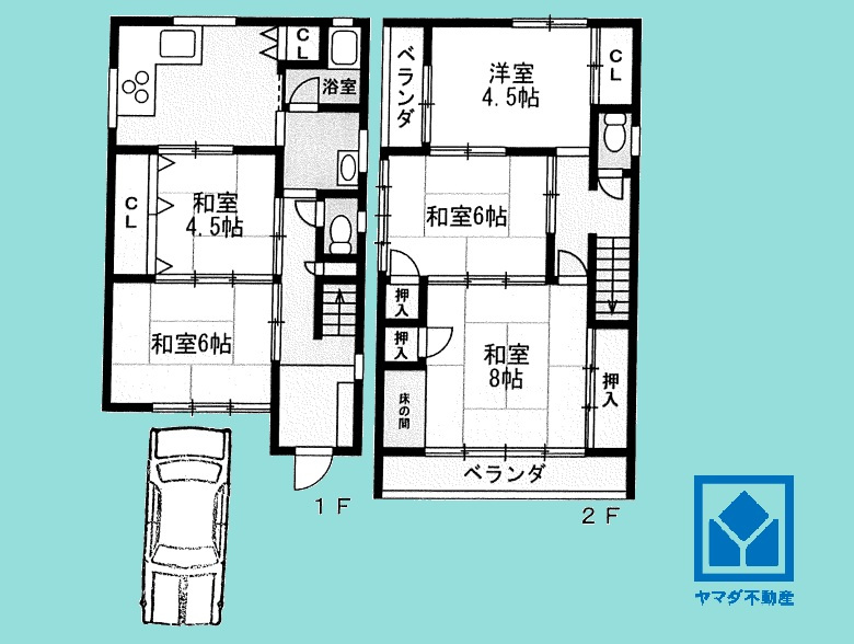 尼崎市大島２丁目の間取り