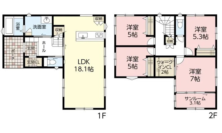廿日市市六本松２丁目の間取り