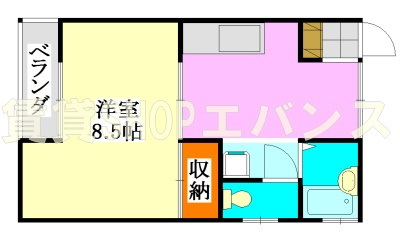 【間取り】 | チャームハイツ津田沼