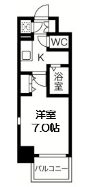 【間取り】 | ジュネーゼグラン京町堀