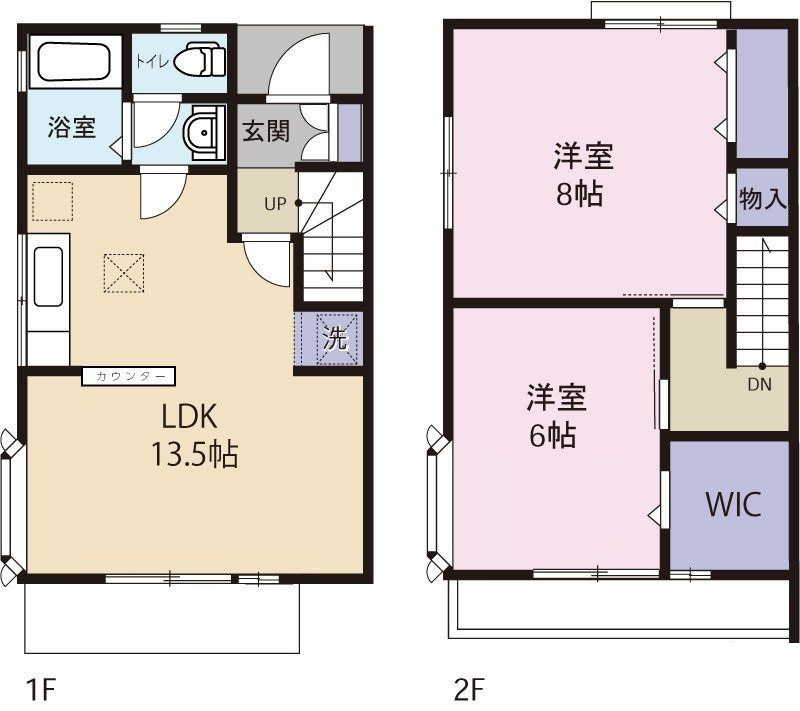 シャルマンコートの間取り|間取りです。