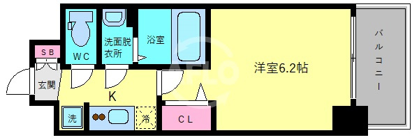 スプランディッド天王寺DUEの間取り|スプランディッド天王寺DUE　間取り